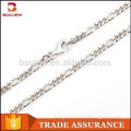 Newest design white gold palted women silver necklace chain,pure silver chain necklace,925 sterling silver chain